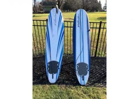 2 surf boards